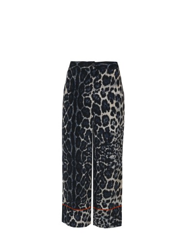 Pantalón pijamero animal print gris